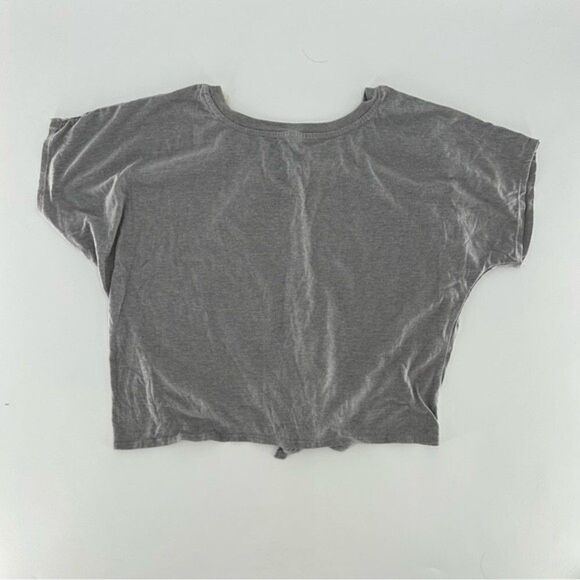 Marvel Comics Women's Graphic Cropped Tie Front T Shirt Size XL Gray - Picture 2 of 6